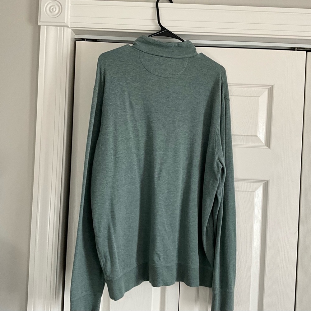 Polo by Ralph Lauren Heathered Green Quarter-Zip Pullover - Picture 2 of 5